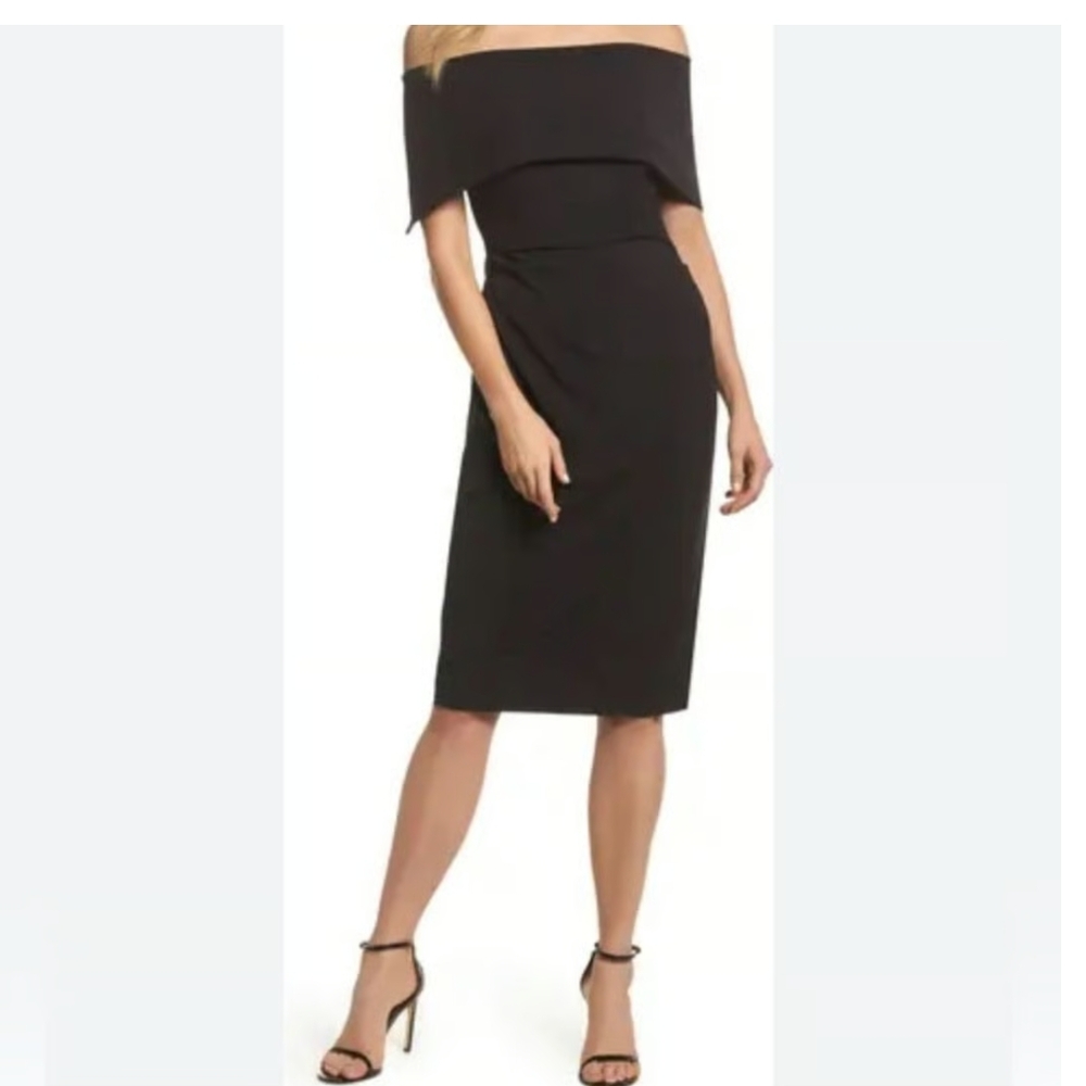 Vince Camuto Black Strapless Dress